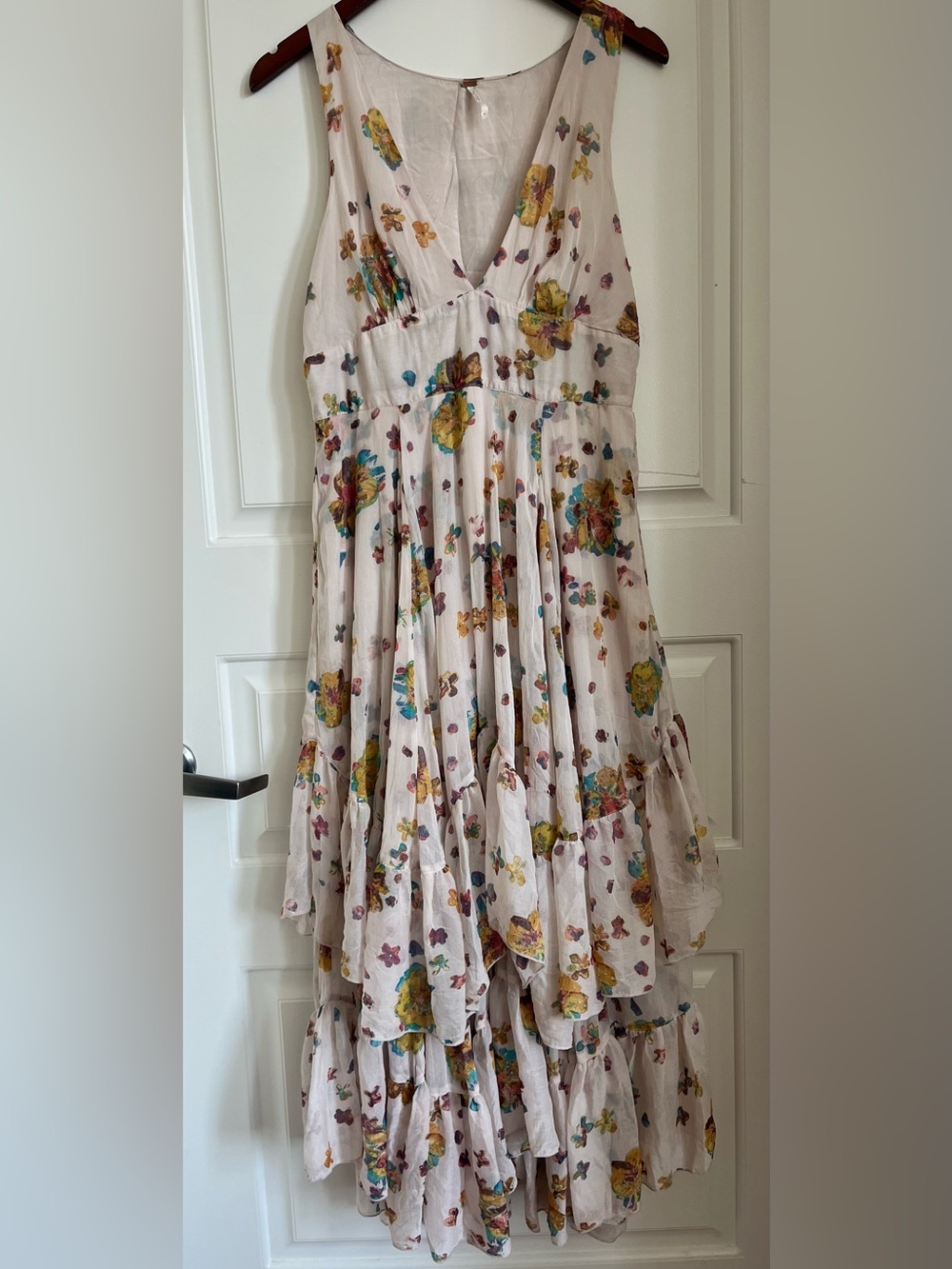 Free People Vintage Catching Glances Midi Dress - Picture 3 of 11